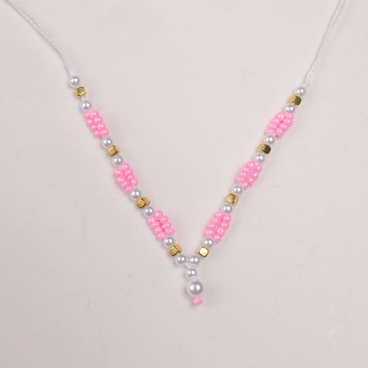 Premium Moti Laddu Gopal Shringar Combo Set with Pearl Mala, Earrings, Bangles & Kadas | Fits Size No. 3, 4, 5 & 6 | Available in Pink, Green, Red & Sky Blue | Bal Gopal Jewellery Set