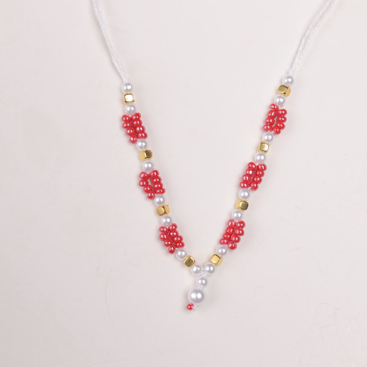 Premium Moti Laddu Gopal Shringar Combo Set with Pearl Mala, Earrings, Bangles & Kadas | Fits Size No. 3, 4, 5 & 6 | Available in Pink, Green, Red & Sky Blue | Bal Gopal Jewellery Set
